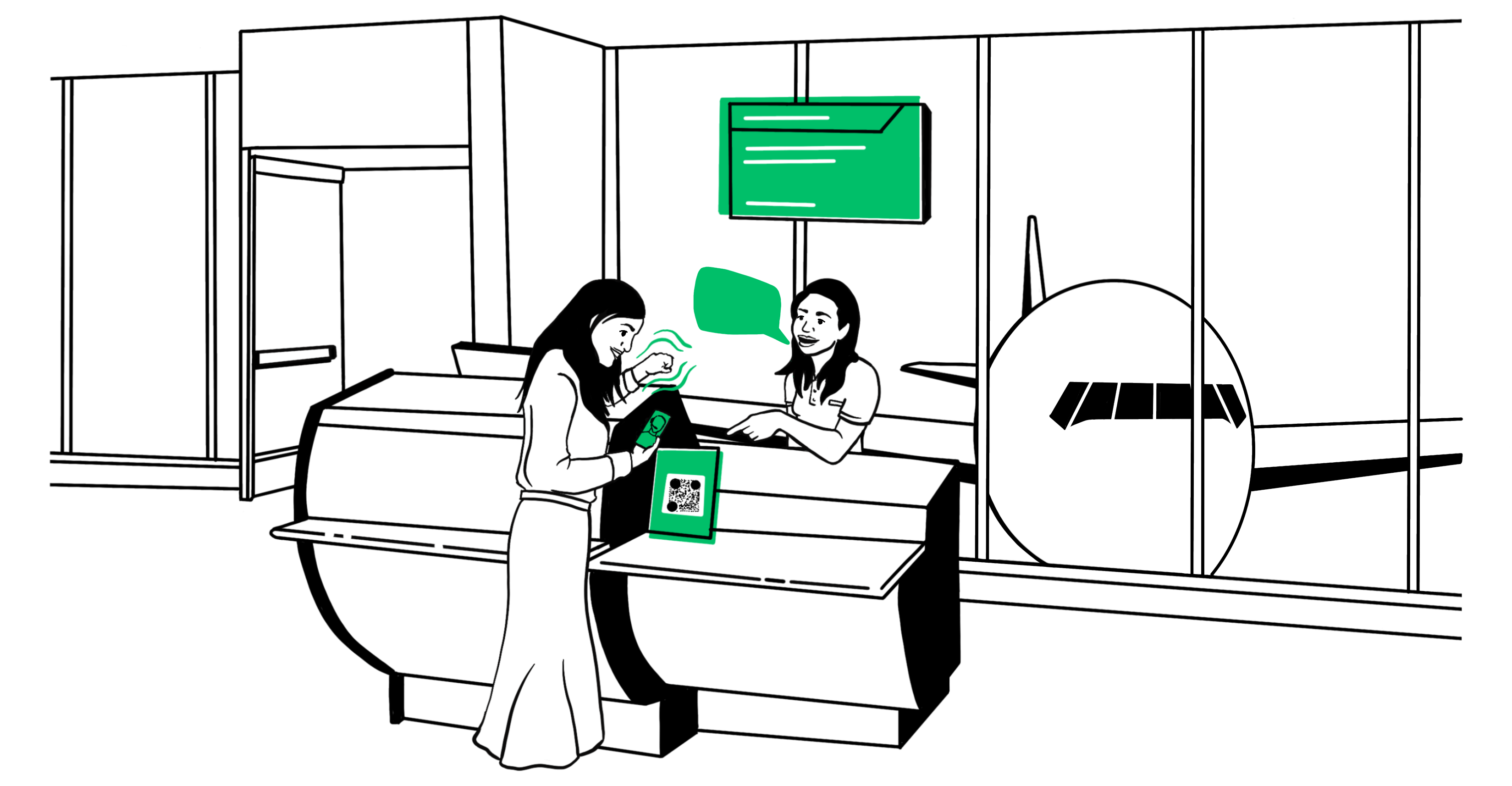 Illustration: VI Graphic Airport